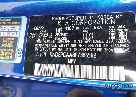 2023 Kia Seltos Lx z USA, uszkodzony, nr VIN KNDEPCAA8P7385562